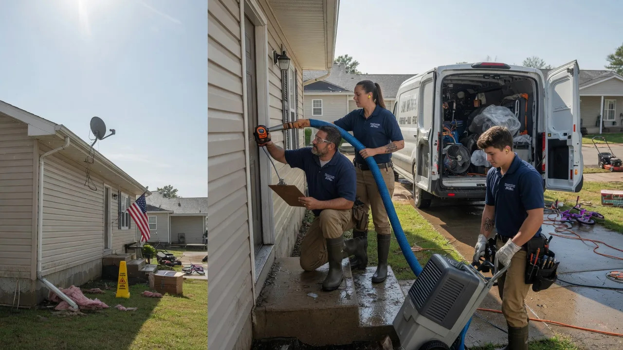 Ceiling Water Damage Restoration in Republic, OH near me